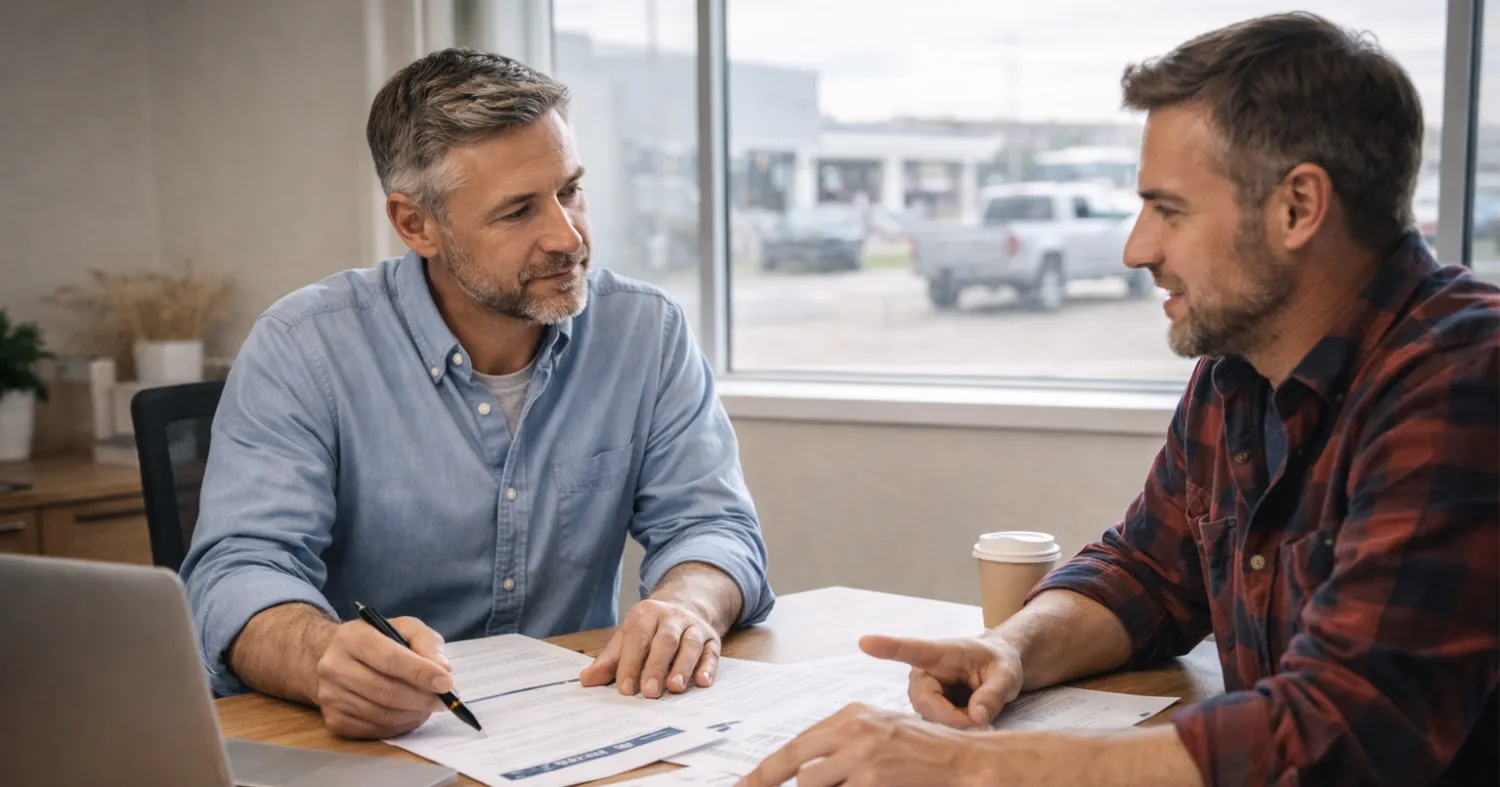 local insurance agency idaho advisor meeting small business owner long term insurance planning consultation