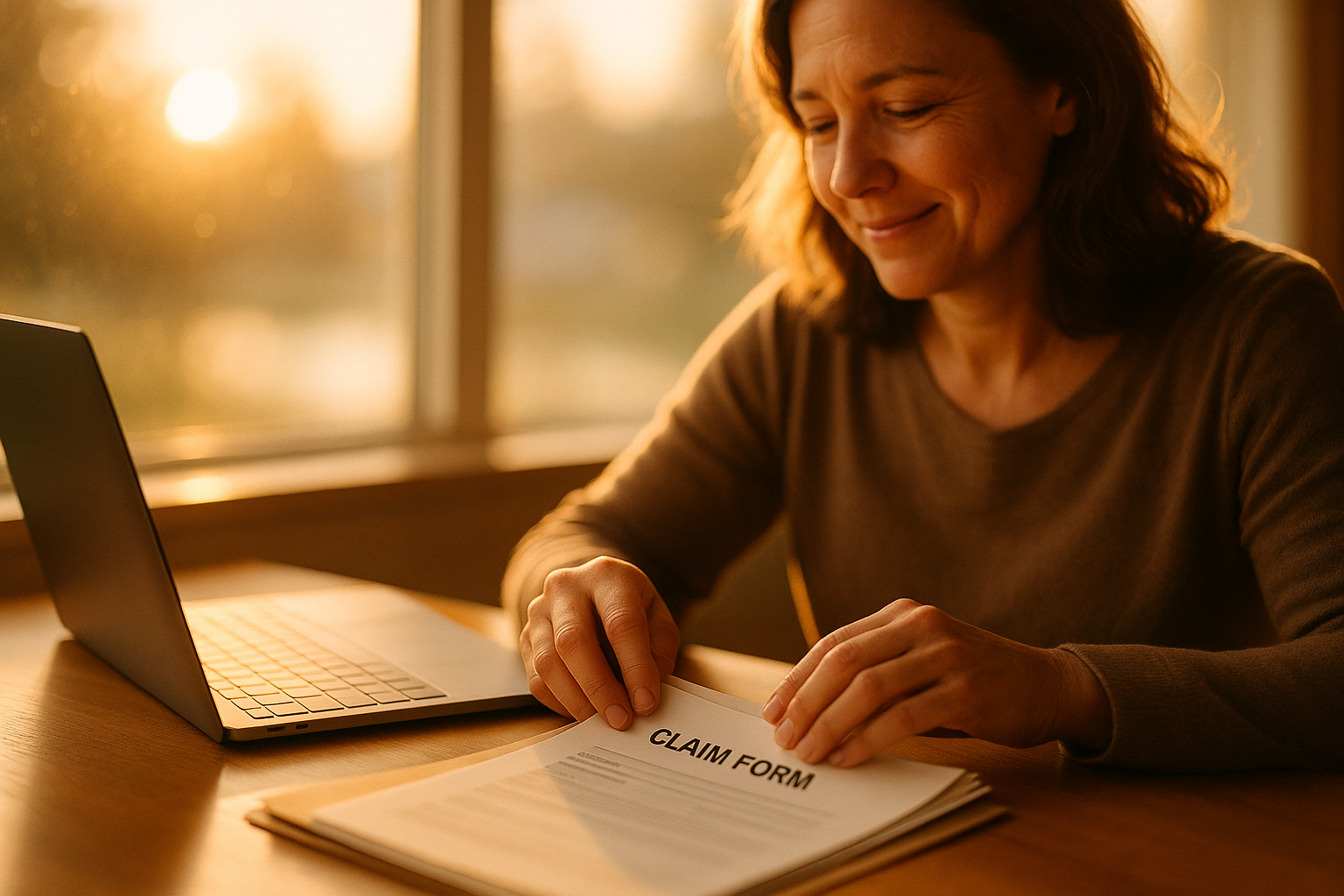 Organizing claim paperwork