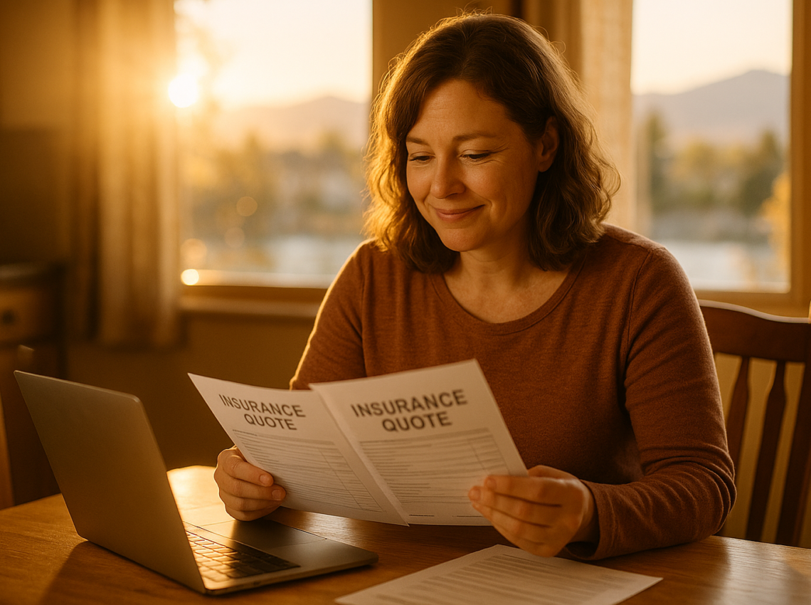 Comparing insurance premium quotes in Idaho