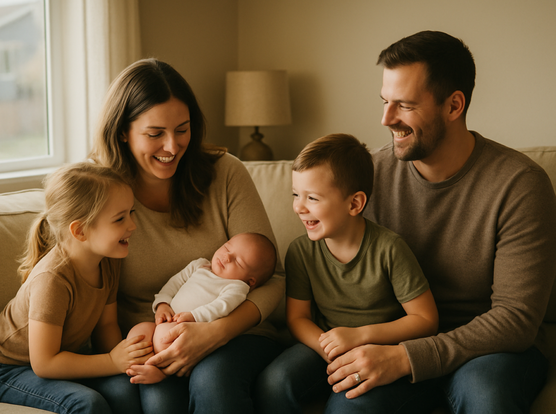 Growing Idaho family secure with the right health coverage