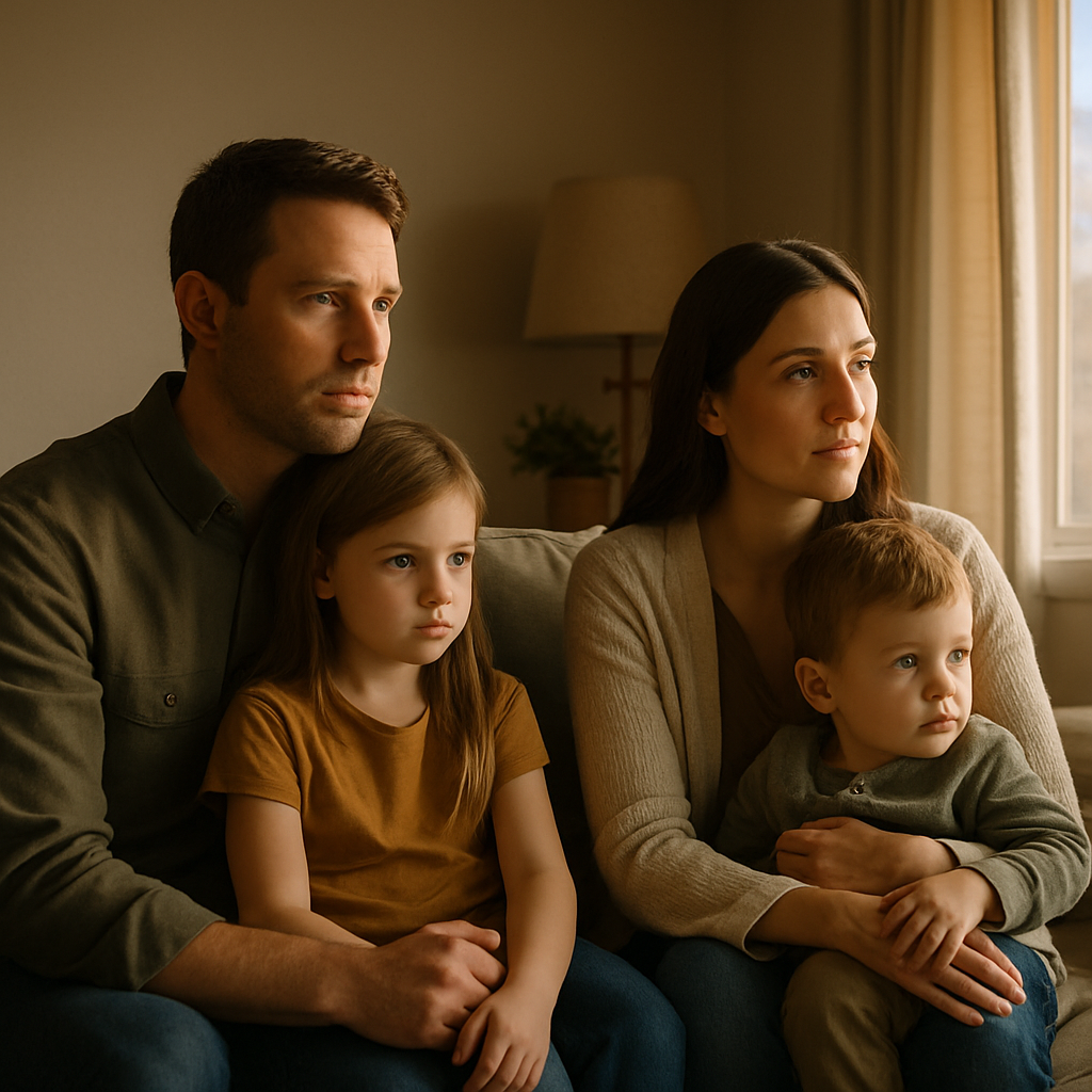 Young Idaho family planning their life insurance coverage