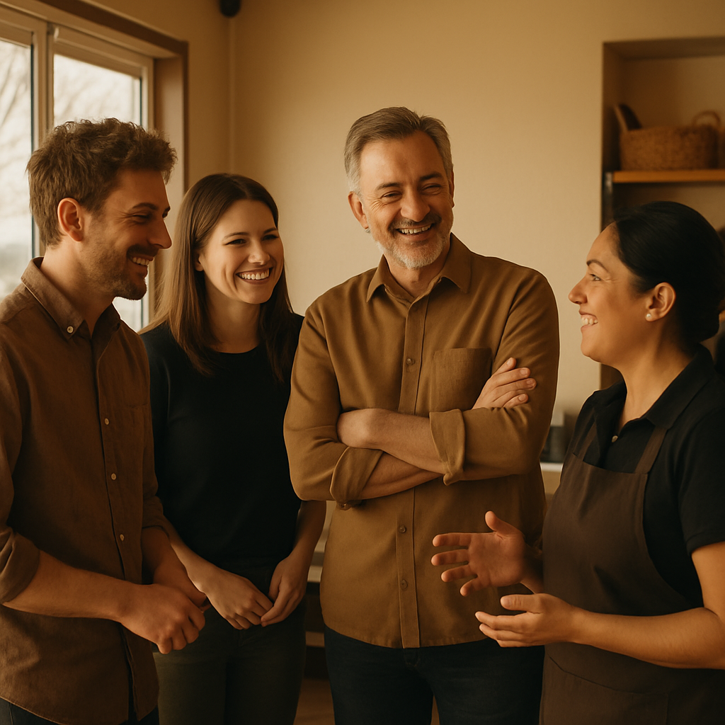 Employees at a small Idaho business