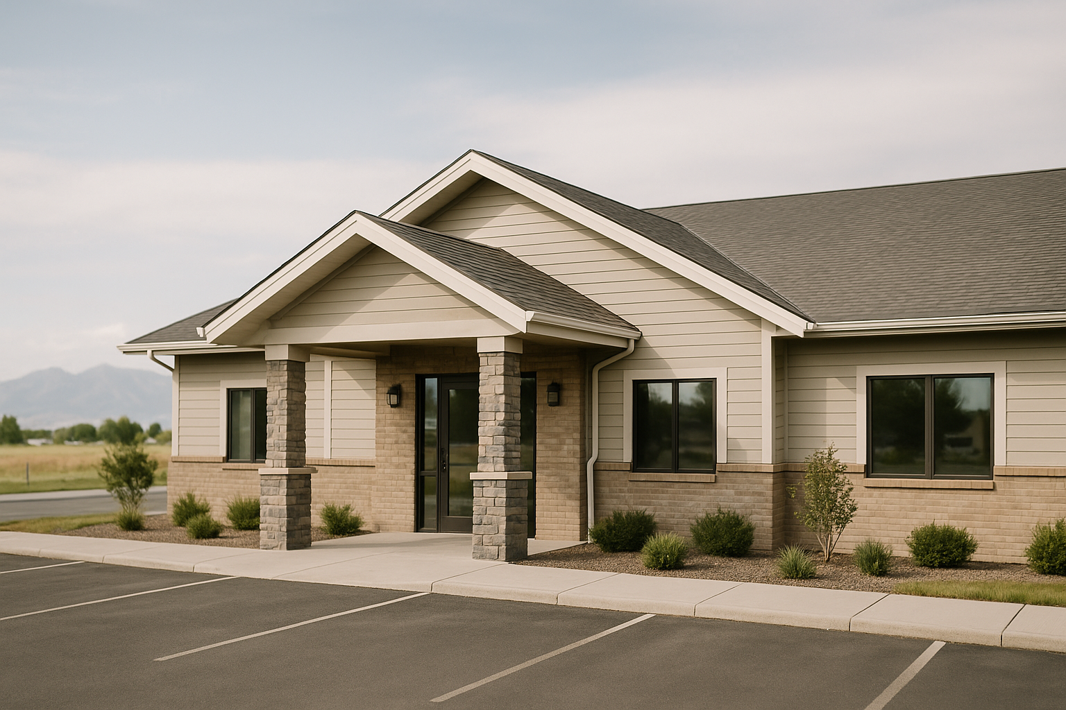Welcoming eastern Idaho community clinic building