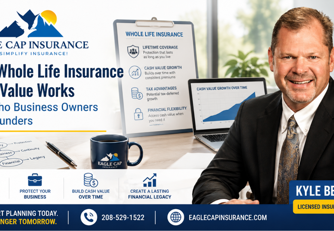 How Whole Life Insurance Cash Value Works for Idaho Business Owners and Founders