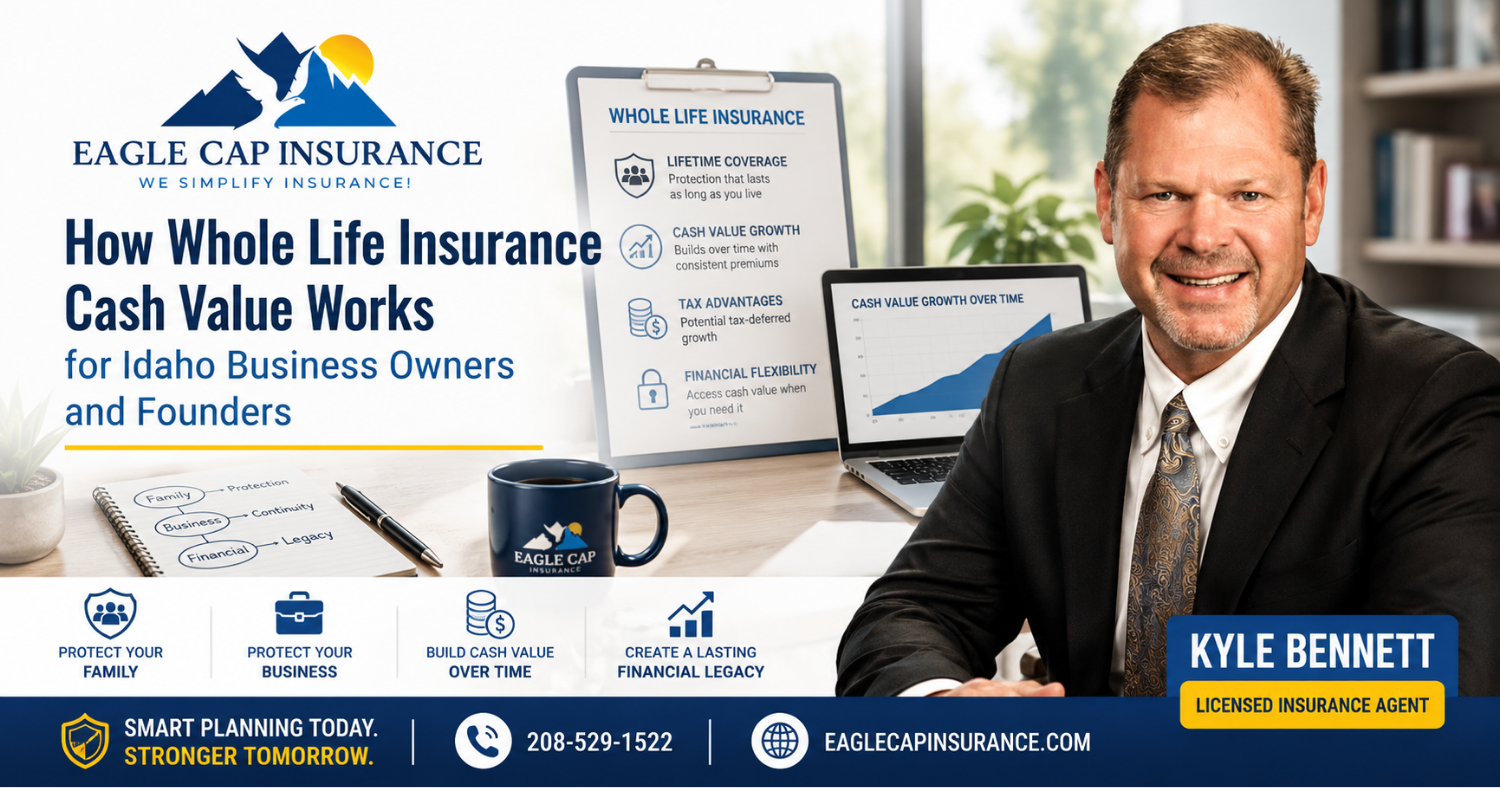 How Whole Life Insurance Cash Value Works for Idaho Business Owners and Founders