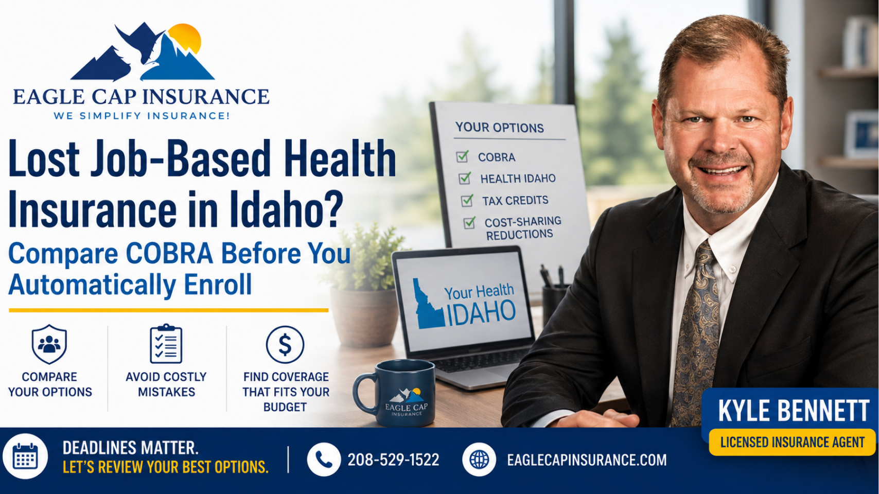 Lost Job-Based Health Insurance in Idaho? Compare COBRA Before You Automatically Enroll